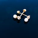 BROQUEL BISEL C/PERLA 10K